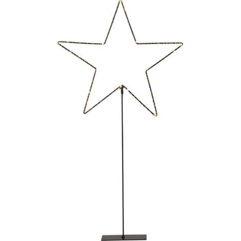 LED-Leuchtsilhouette "Mira", Stern, 33x65 cm