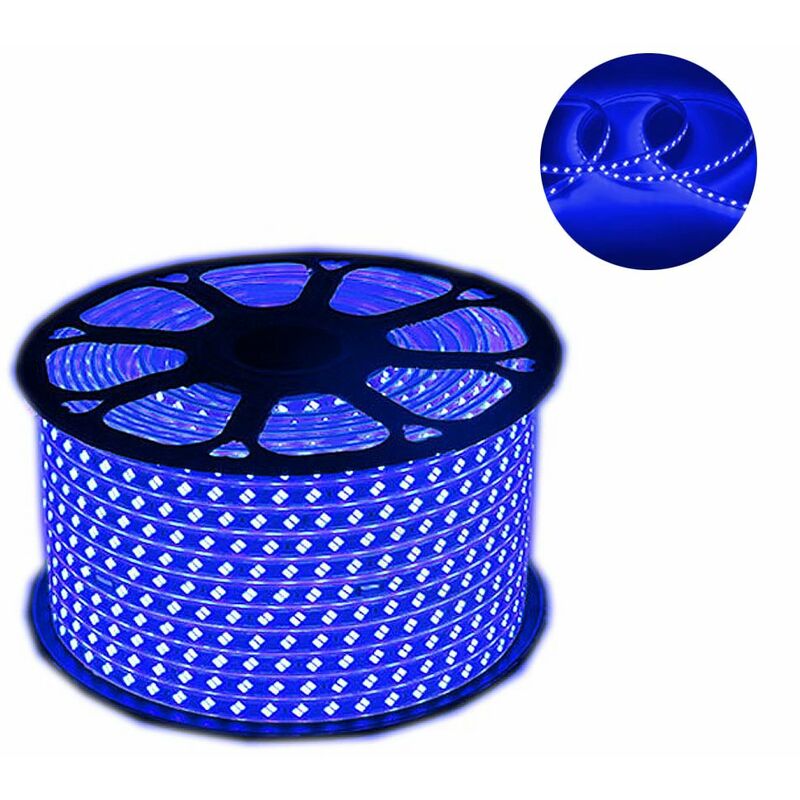 Betterlife - LED-Licht mit 5m5050 Wohnküche Dekoration wasserdicht 120LED flexiblen Patch blau weichen Lichtleiste