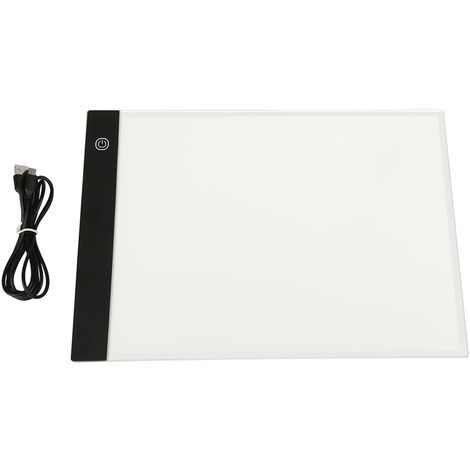 Led Licht Pad A4,Leuchttisch A4 Tragbare LED,Haloyo®,Leuchttisch LED Zeichenbrett,für Diamond Painting,Künstler,Skizzieren,Animation,35.5 x 23.5 x 0.4 cm