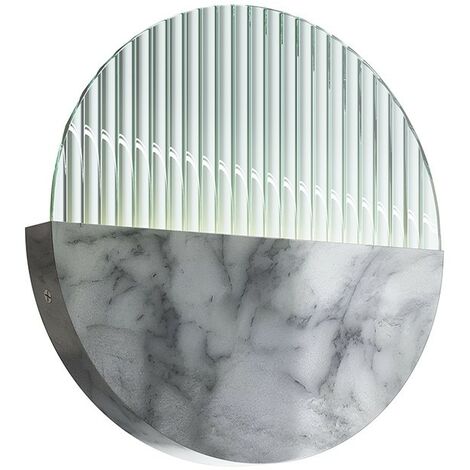 LED-Licht Wandleuchte Marmor-Effekt rund Ø 30cm Jupiter Maytoni