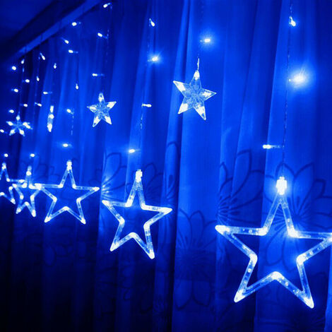 LED Lichterkette Beleuchtung Stromanschluss Stromkabel 8 Modelle Große Auswahl Innen Aussen Party Drahtlichterkette Meteor Regen - Blau