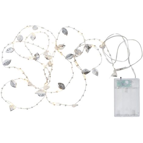 LED-Lichterkette "Dew Drop", 20tlg., silber