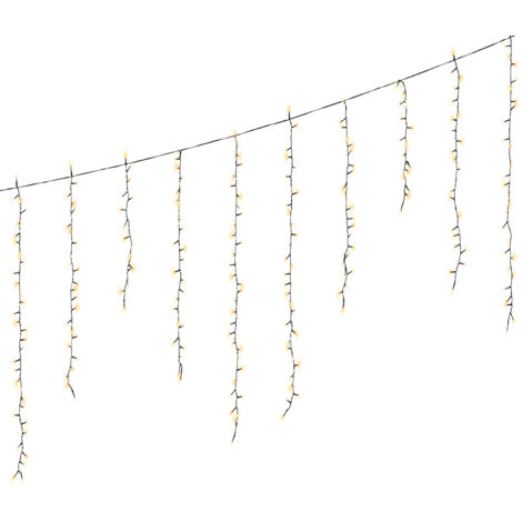 LED-Lichterkette Eiszapfen 256 Lichter 375x60 cm