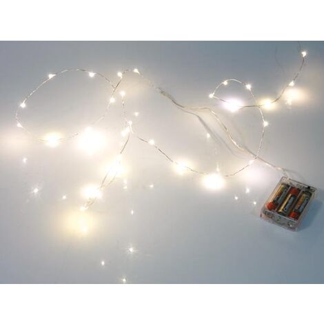 Led-Lichterkette - Farbe warmweiß - 20 Leds