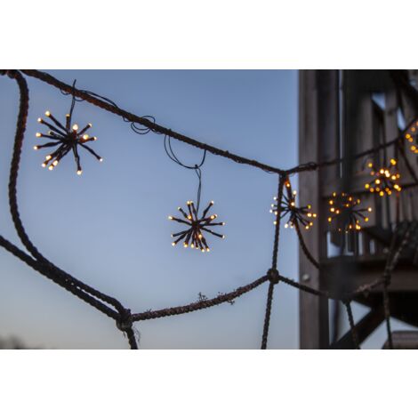 LED-Lichterkette "Flower Curtain", 10 Cluster