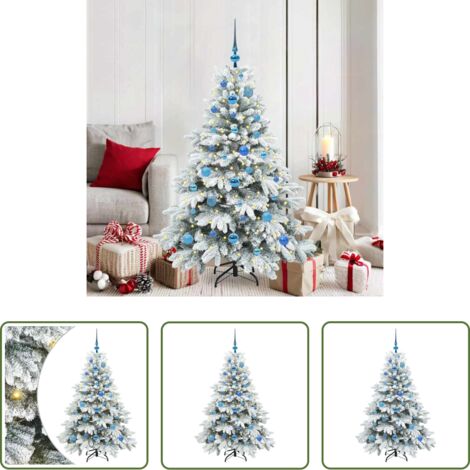 LED Lichterkette -  Künstlicher Weihnachtsbaum mit 150 LEDs Weiß 150 cm PE und PVC