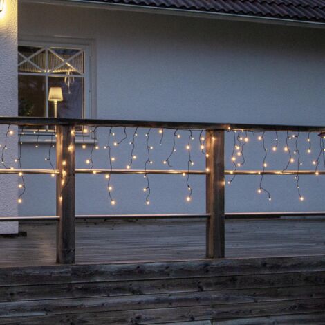 LED Lichtervorhang ,Crispy Ice White', 480 LEDs, 12m