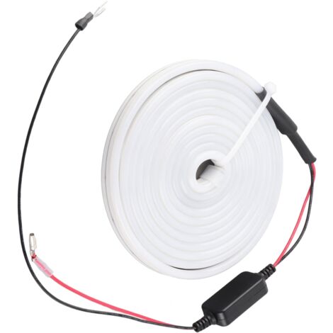 LED-Lichtleiste für den vorderen Kofferraum ABS DC 12-16V Front Trunk Frunk LED-Ersatz-Umrandungsbeleuchtungsleisten-Kits für Tesla Model 3 Y 2021 und spätere Beleuchtungsdekoration (Weiß).