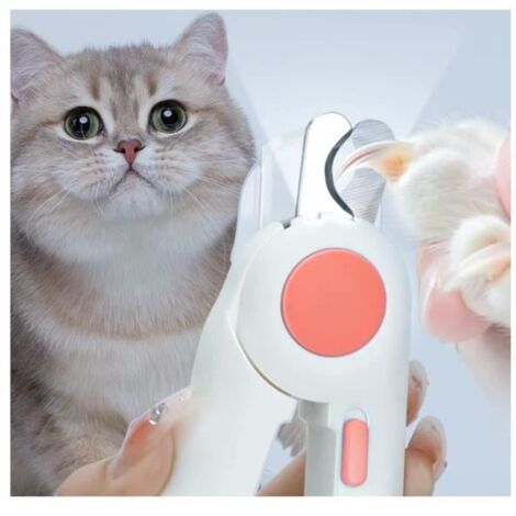LED Light Nail Clipper - Unspecified Brand - Stainless Steel - Includes Nail File - Anti-Slip Design