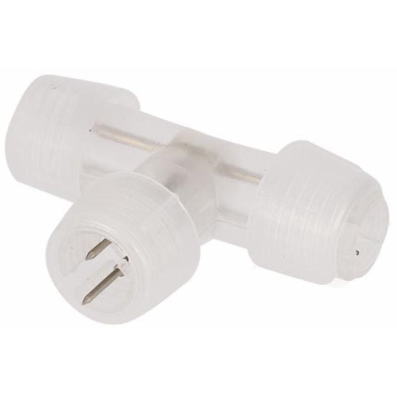 Velleman - HQ-Power Conector en t transparente para cables de luz y cables de luz led, 1 pieza, diseño en forma de t, 7,5 g de peso ligero, ideal