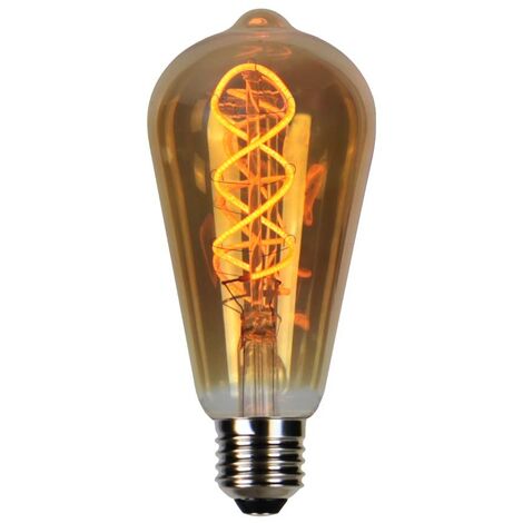 LED Line Prime LED BIRNE E27 4W 1800K 210LM 220-240V Filament ST64 Retro Vintage Gold Dimmbar