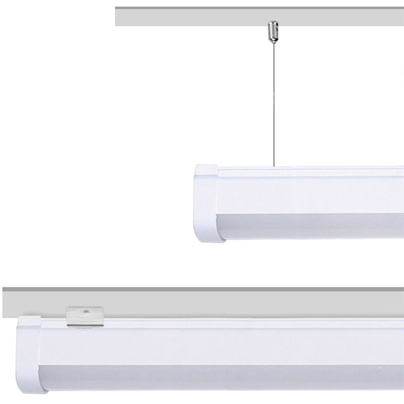 

LED lineal, suspendido o superficie, 18W, RGB+CCT, RF, Alexa, SINC. 1m, RGB + Blanco dual, regulable - RGB + Blanco dual