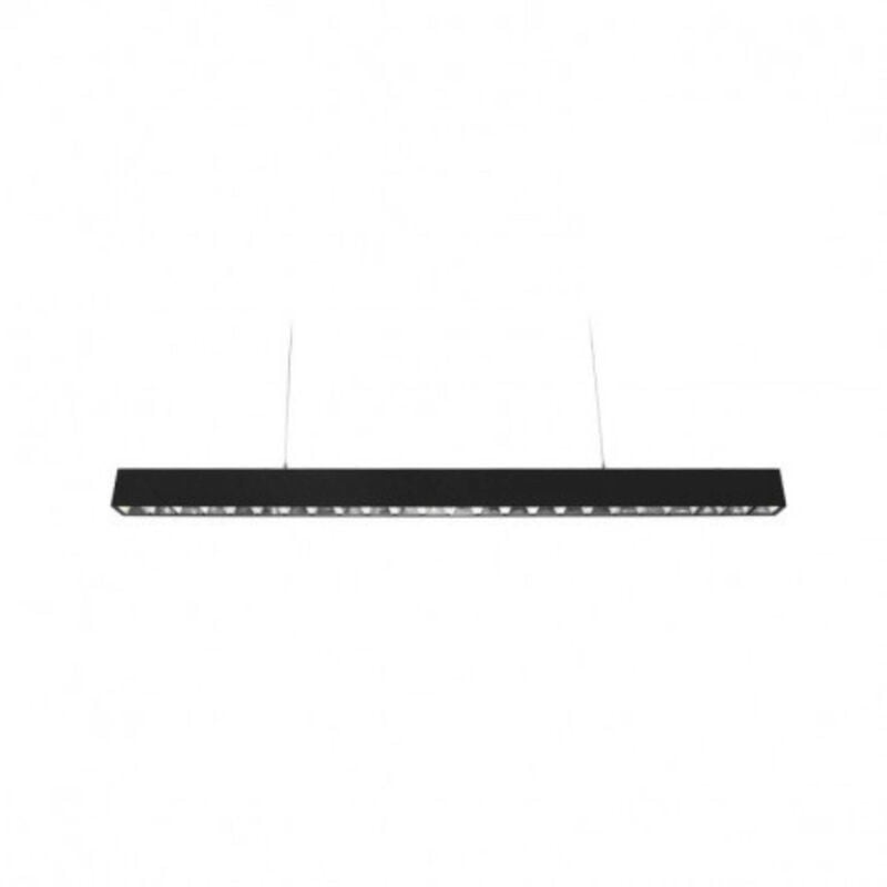 Led lineare Nero 1150mm 30W 4000K dali/push UGR19