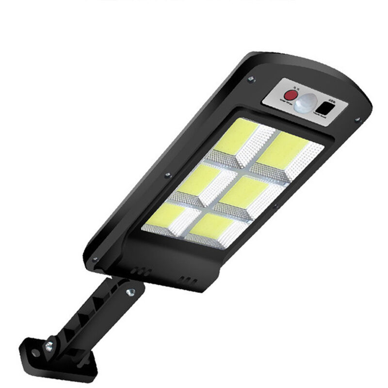 

LED luces de calle solares, impermeable inteligente de soporte ajustable Sistema de Control de luz teledeteccion con 3 modos de jardin, sin control