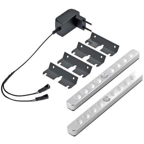 LED LuckyLine Aluminium Optik 2er Set ww