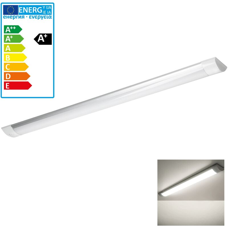

LED luz de tubo barra luz de techo tubo fluorescente listón blanco calído 90cm