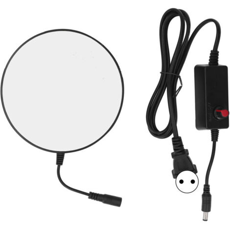 LED Microscope Ring Light Stable Luminescence Light Source Adjustable Brightness Ring Light for Laboratories Libraries Schools AC 0-250V.