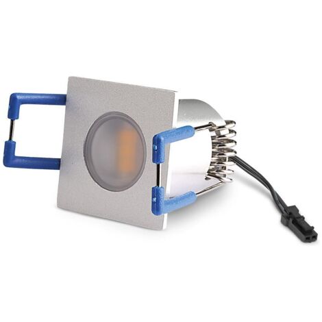 LED Mini Einbauspot eckig 1.5W 12V 3000K IP20 30x30mm
