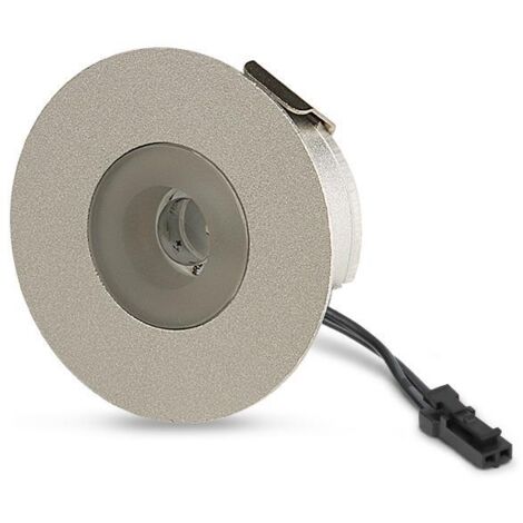 LED Mini Einbauspot rund 1.2W 12V IP20 Ø36mm - Lichtfarbe: Warmweiß 3000K
