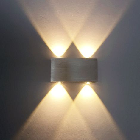LED Minimalistischer Deckenlampe Warmweiß 4W Wandleuchte Moderne Wandleuchte Einfach Deckenleuchte für Schlafzimmer Wohnzimmer Bad Flur Treppe