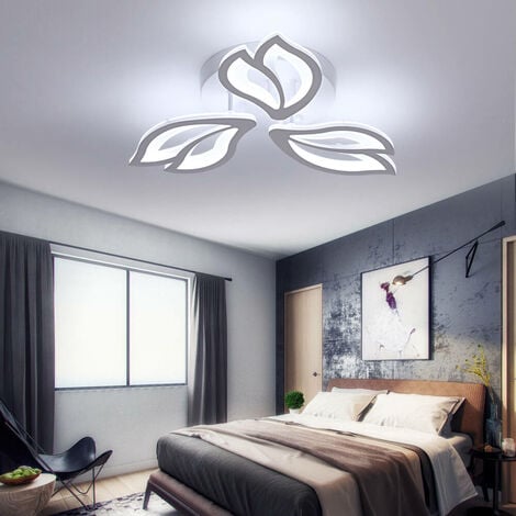 GREELUSTR LED Modern Deckenleuchte Acryl Deckenlampen 3 Lichter Wohnzimmer Badleuchte Küchen Kaltweiß