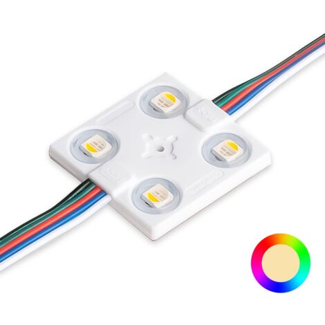 LED Modul 1,44W 12V 160° IP65 - Lichtfarbe: RGB+3000K