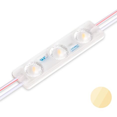 LED Modul 1,5W 12V 170° IP65 - Lichtfarbe: Warmweiß 2700K