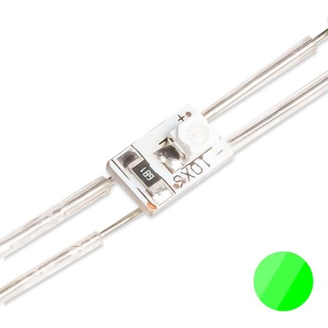 LED Module SMD2835 2 Chip 12V 0,24W 38LED/m 5 Meter - Lichtfarbe: Grün