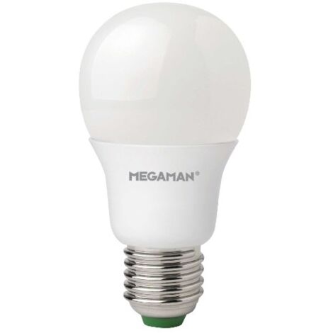LED (monocolore) Classe energetica: A+ (A++ - E) Megaman MM21043 E27 Potenza: 5.5 W Bianco caldo N/A