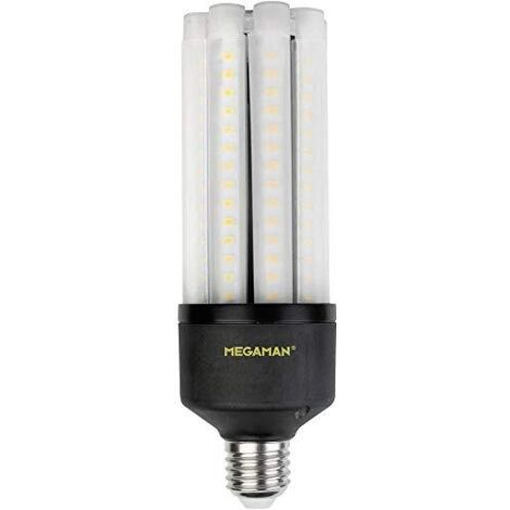 LED (monocolore) Classe energetica: A+ (A++ - E) Megaman  MM60724  E27 Potenza: 27 W  Bianco neutro N/A   27 kWh/1000h