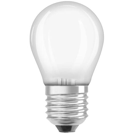 LED (monocolore) Classe energetica: A++ (A++ - E) OSRAM LED Retrofit CLASSIC P 40 FR 4 W/4000K E27 4058075435124  E27 P