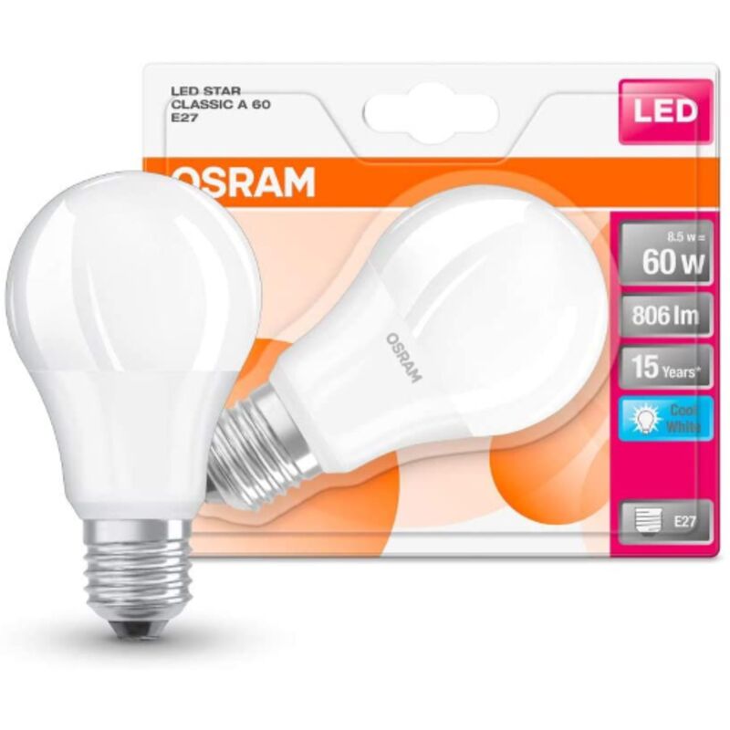 Lampadina LED E27 8,5W (60W) - Bianco Neutral 4000K