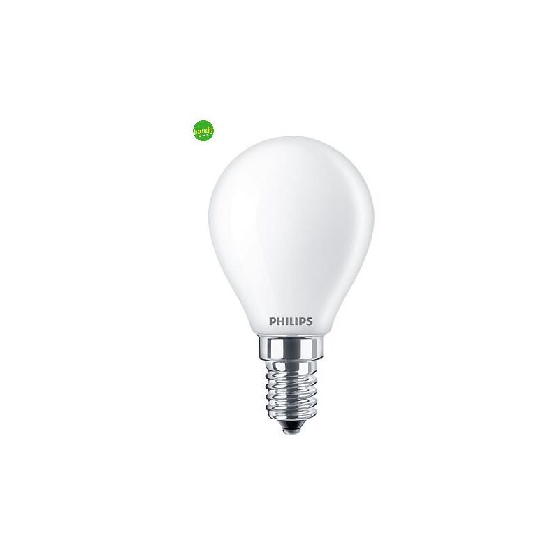 Lampadina led sfera Philips satinata 6,5 w (60 w)