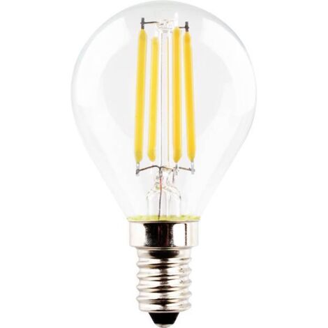 LED (monocolore)  Müller-Licht Retro-Chic 400398  E14 Potenza: 4.5 W  Bianco caldo N/A   5 kWh/1000h