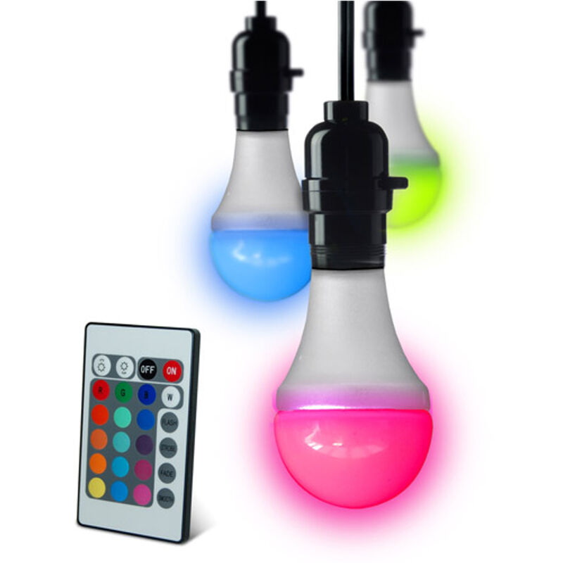 Thumbsup! - LED Mood Lighting Colour Changing Bulb Edison Screw Fit Cap & Remote