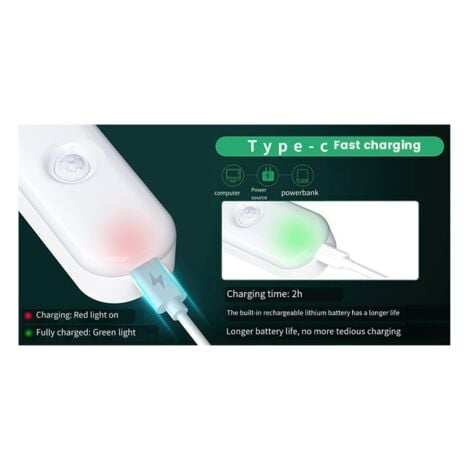 LED Motion Sensor Night Light, 2 Pack Stick-on Wall Lights Closet Stair Lights,Motion Activated