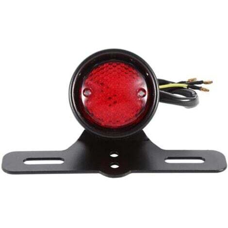 LED-Motorradrückleuchten, rote LED-Retro-Brems-/Stoppleuchte für Honda/Yamaha