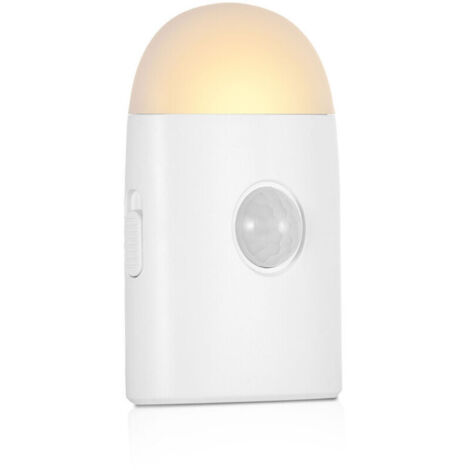 LED-Nachtlicht mit Bewegungsmelder (1 Stück), USB-wiederaufladbares Nachtlicht, Lichtsensor-Nachtlicht, Schrankleuchte
