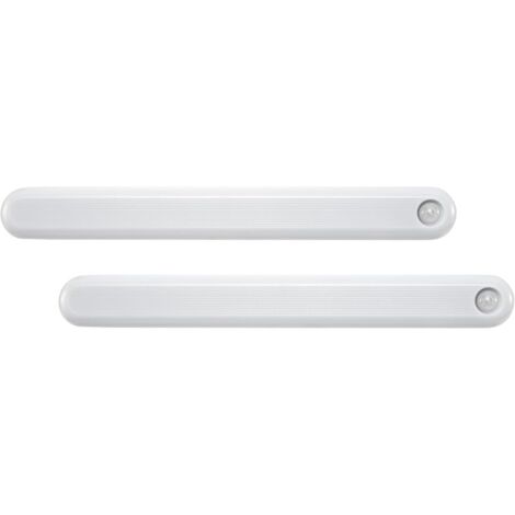 LED-Nachtlicht mit Bewegungsmelder, 1200-mAh-Akku, magnetisch und tragbar, energiesparend, 2er-Pack, große Ausführung