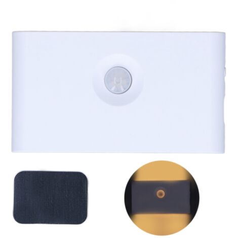 LED-Nachtlicht mit Bewegungssensor, USB-Anschluss und Magnet für Kleiderschrank und Flur