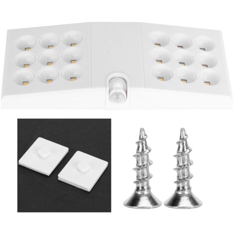 LED-Nachtlicht mit PIR-Infrarot-Bewegungsmelder für Kleiderschrank und Garderobe, warmweiß, USB-Anschluss