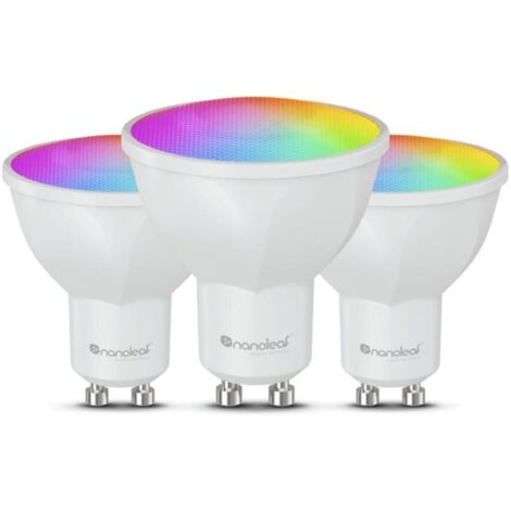 LED Nanoleaf Essentials Matter Leuchtmittel RGBW in Weiß 3x 5W 1200lm