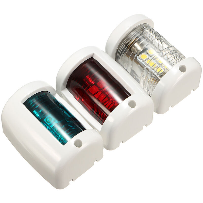 Ymyny - led Navigation Light Lamp Lampe de signalisation led pour Bateau Yacht Mini Tribord / Port Navigation Light -Rouge, Blanc, Vert, Trois