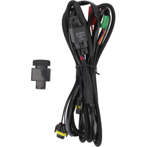 LED-Nebelscheinwerfer-Relais-Kabelbaum mit 40A-Relais für J10, X-Trail T31, D40, Pathfinder R51 und mehr.