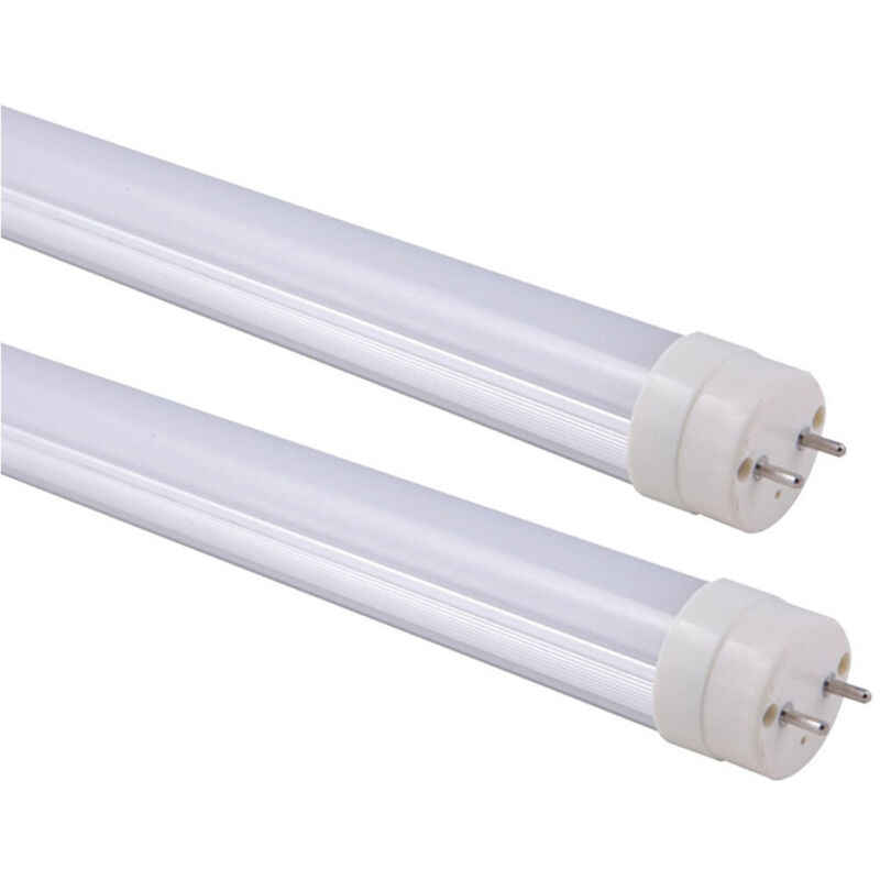 Tube Néon Led T8 15w 1500 Lmn Avec Couvercle Mat 90cm Lumière Blanche
