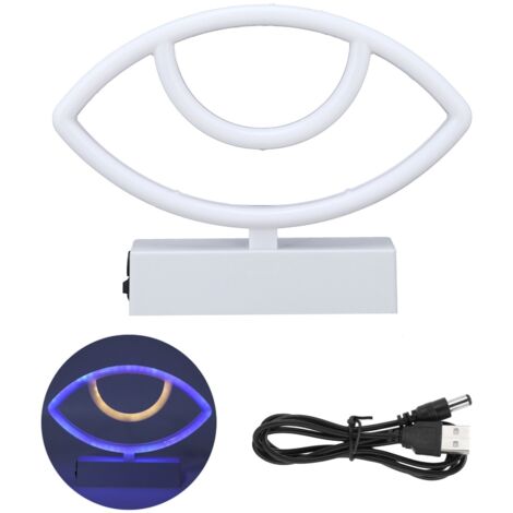 LED-Neonreklame im Brillen-Design mit Ständer zur Wanddekoration, Schlafzimmer, Bar