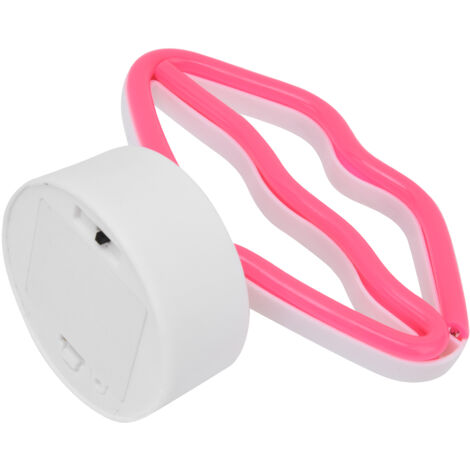 LED-Neonreklame in Lippenform mit Ständer, USB-betrieben, Neonlampe für Babyzimmer oder Partys