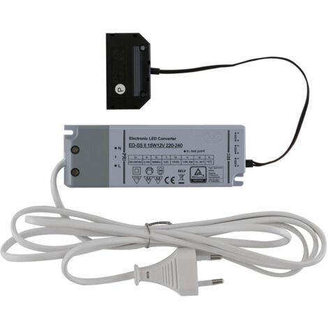 LED-Netzgerät NG37, 12 V/DC, 2 Anschlüsse + 6-fach Verteiler, Leistung 15 W
