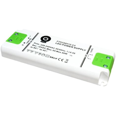 LED Netzteil 60W 12V 5A IP20 POS-Power FTPC60V12-C2 Schaltnetzteil Konstantspannung CV