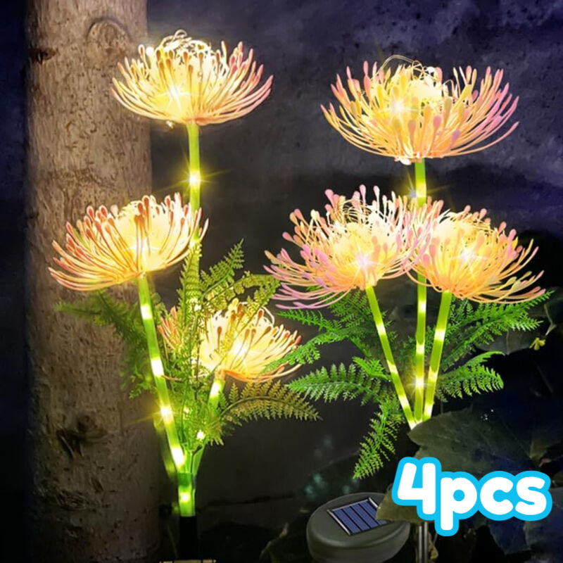 Image of LED new solar flower lawn lamp,&hellip;